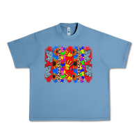 Pebble Blue Autism brushstrokes Urban Heavy Tee - CowGirlArtShop