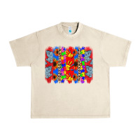 Sandshell Autism brushstrokes Urban Heavy Tee - CowGirlArtShop