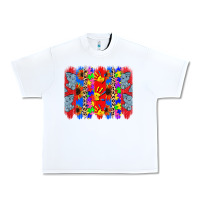 White Autism brushstrokes Urban Heavy Tee - CowGirlArtShop