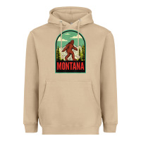 Montana Vintage Bigfoot Travel Heavyweight Hoodie | Teevron