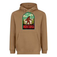 Toasted Coconut montana vintage bigfoot travel Heavyweight Hoodie - longCreatives