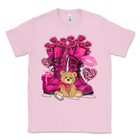 Bubblegum Pink Army boots Valentine's Day Classic Tee - HowdyJamesFarm