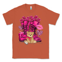 Copper Army boots Valentine's Day Classic Tee - HowdyJamesFarm