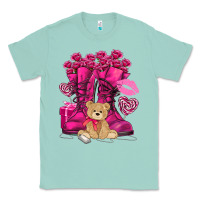 Seafoam Army boots Valentine's Day Classic Tee - HowdyJamesFarm