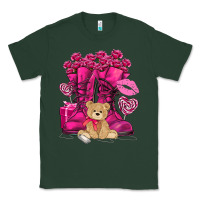 Sports Green Army boots Valentine's Day Classic Tee - HowdyJamesFarm