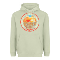 Matcha Vintage Grand Canyon National Park Retro 80s Graphic Heavyweight Hoodie - longCreatives