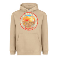 Mushroom Vintage Grand Canyon National Park Retro 80s Graphic Heavyweight Hoodie - longCreatives