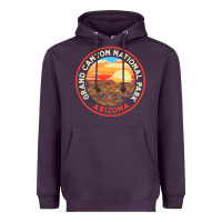Plum Vintage Grand Canyon National Park Retro 80s Graphic Heavyweight Hoodie - longCreatives