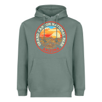 Sage Vintage Grand Canyon National Park Retro 80s Graphic Heavyweight Hoodie - longCreatives