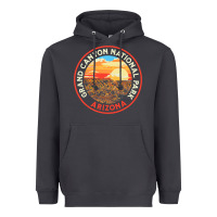 Smoke Vintage Grand Canyon National Park Retro 80s Graphic Heavyweight Hoodie - longCreatives