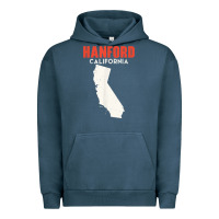 Pigment Midnight Navy hanford california usa state america travel californian Urban Hoodie - longCreatives