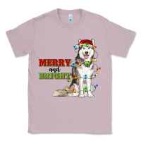 Lilac Merry And Bright Husky Classic Tee - RanaPortraitStore