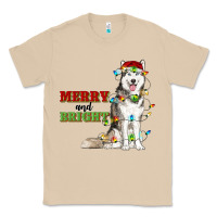 Mushroom Merry And Bright Husky Classic Tee - RanaPortraitStore