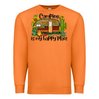 Carrot camping is my happy place caravan Premium Sweatshirt - BarkalooDesign