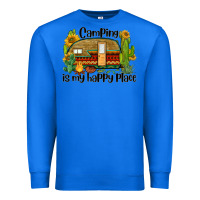 True Royal camping is my happy place caravan Premium Sweatshirt - BarkalooDesign