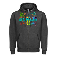 Charcoal Heather the beach is calling Zipper Hoodie - Artiststas