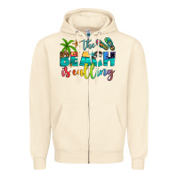 Sandshell the beach is calling Zipper Hoodie - Artiststas