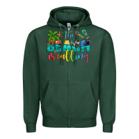 Sports Green the beach is calling Zipper Hoodie - Artiststas