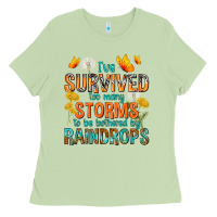 Matcha I've Survived Too Many Storms Ladies Tee - texasbilliewilder
