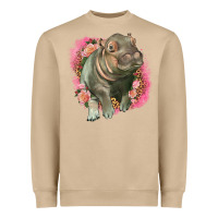 Mushroom leopard baby hippo Heavyweight Sweatshirt - LillyAllenDesigns