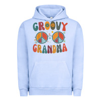 Pigment Grape Ice groovy grandma retro 70s peace sign design grandmother Urban Hoodie - longCreatives