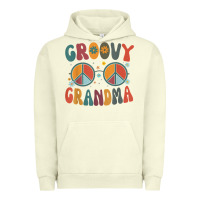 Pigment Pistachio groovy grandma retro 70s peace sign design grandmother Urban Hoodie - longCreatives