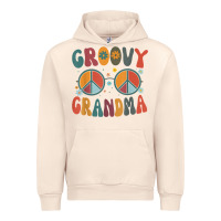 Sandshell groovy grandma retro 70s peace sign design grandmother Urban Hoodie - longCreatives