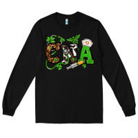 Black St. Patrick's Day CNA Long Sleeve Tee - OliviaCreatesArt