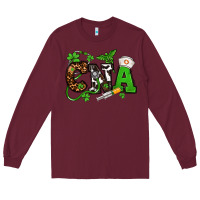 Burgundy St. Patrick's Day CNA Long Sleeve Tee - OliviaCreatesArt