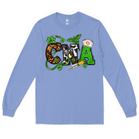 Colony Blue St. Patrick's Day CNA Long Sleeve Tee - OliviaCreatesArt