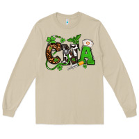 Mushroom St. Patrick's Day CNA Long Sleeve Tee - OliviaCreatesArt