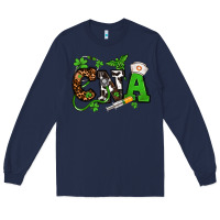 Navy St. Patrick's Day CNA Long Sleeve Tee - OliviaCreatesArt
