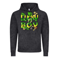 Vintage Black Lucky Boy St. Patrick's Day Vintage Hoodie - HowdyJamesFarm