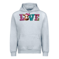 Heather Grey love with guernsey cow Urban Hoodie - AdoDesignShop