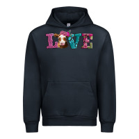 Navy love with guernsey cow Urban Hoodie - AdoDesignShop
