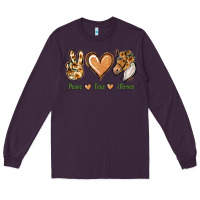 Plum Peace Love Horses Long Sleeve Tee - Jasminsmagicworld