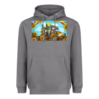 Storm 2 donkeys sunflower Heavyweight Hoodie - BarkalooDesign