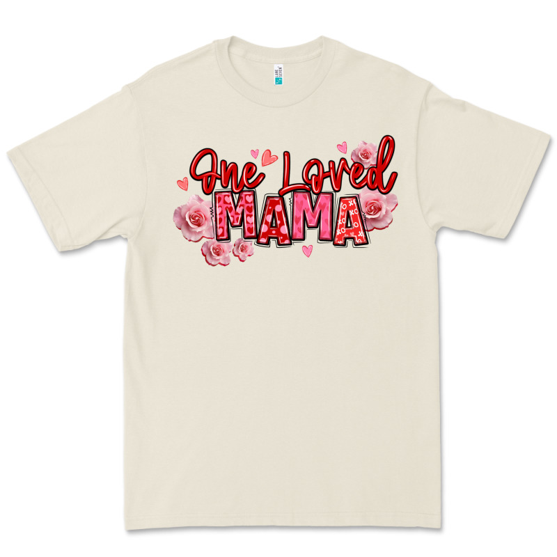 One Loved Mama Valentine's Day Premium Tee by texasbilliewilder | Teevron