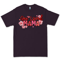 Plum one loved mama valentine's day Premium Tee - texasbilliewilder
