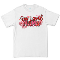 White one loved mama valentine's day Premium Tee - texasbilliewilder