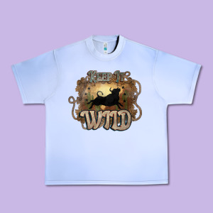 Keep It Wild Western Bull Urban Heavy Tee Designed By Howdyjamesfarm