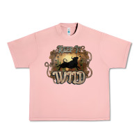 Salmon Keep it wild western bull Urban Heavy Tee - HowdyJamesFarm