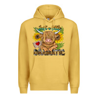 Antique Gold just a little dramatic Premium Hoodie - CowhideDigitalArt