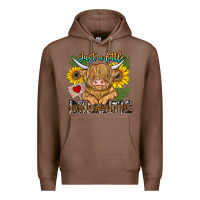 Chestnut just a little dramatic Premium Hoodie - CowhideDigitalArt
