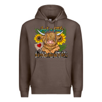 Coffee just a little dramatic Premium Hoodie - CowhideDigitalArt