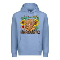 Colony Blue just a little dramatic Premium Hoodie - CowhideDigitalArt