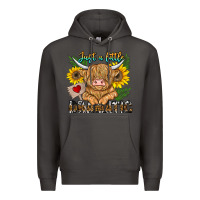 Smoke just a little dramatic Premium Hoodie - CowhideDigitalArt