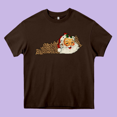 Kentucky Santa Heavy Core Tee Designed By Bettercallsaul