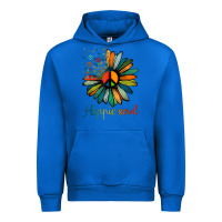 Cobalt daisy peace sign hippie soul tshirt flower lovers gifts Urban Hoodie - longCreatives