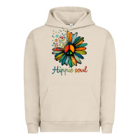 Pigment French Oak daisy peace sign hippie soul tshirt flower lovers gifts Urban Hoodie - longCreatives